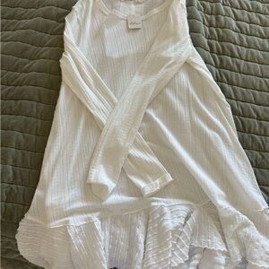 Free People (We the Free) White Mini Dress